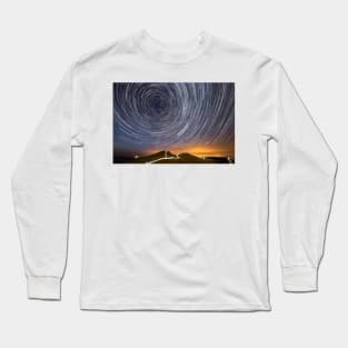 Corn Du, Pen y Fan and Cribyn at Night Long Sleeve T-Shirt